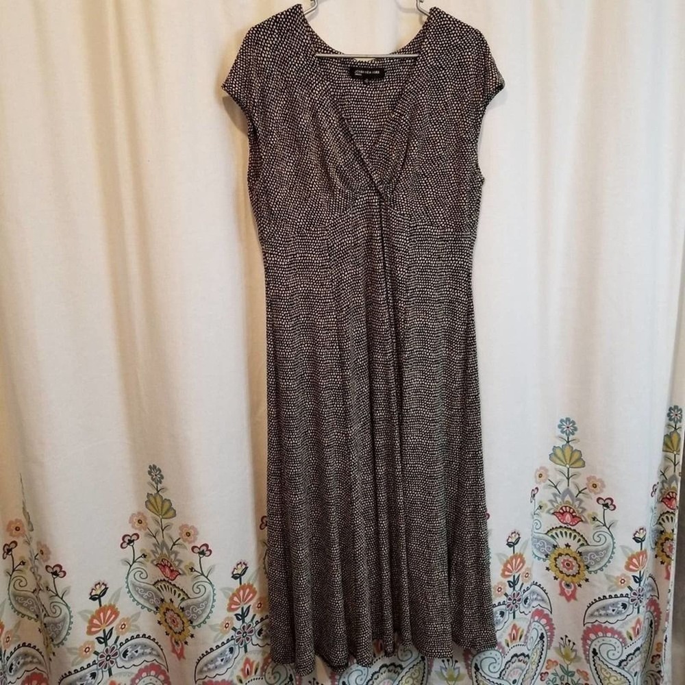 Jones New York York Animal‎ Print Midi Dress Plus Size 16